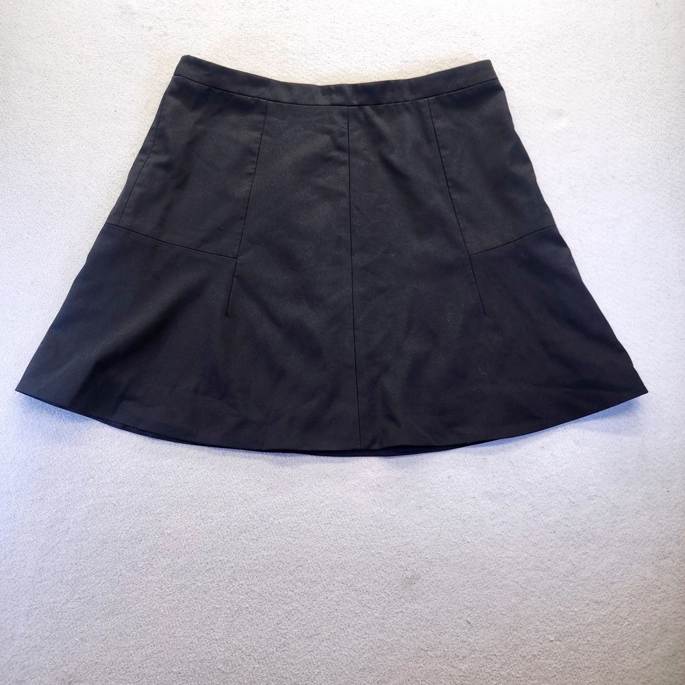 J. Crew Black Mini Skirt Career Professional Stretch Lined Style 03394 SP14 10 - Picture 1 of 10